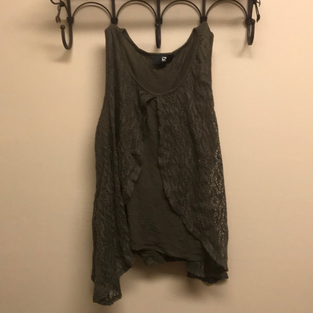 Green tank top